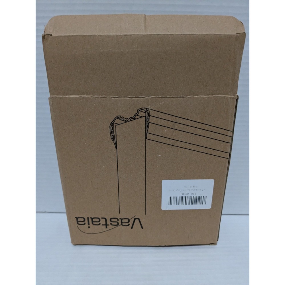 Vastaia 2 Pack Weather Stripping - Door Draft Stopper-About 39" In Length-White - Picture 3 of 3